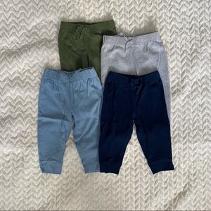 Set of 4 Carter’s boys sweatpants, size 18 month